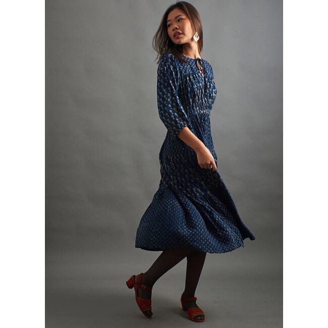 Adriana Dress in Midnight Floral Mix