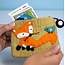Nepal Felt Coin Purse - Fox & Bird