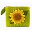 Nepal Felt Coin Purse - Sunny Sunflower