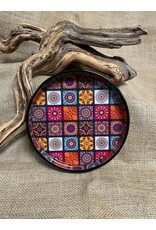 India Round Vanity Tray - Multi, India