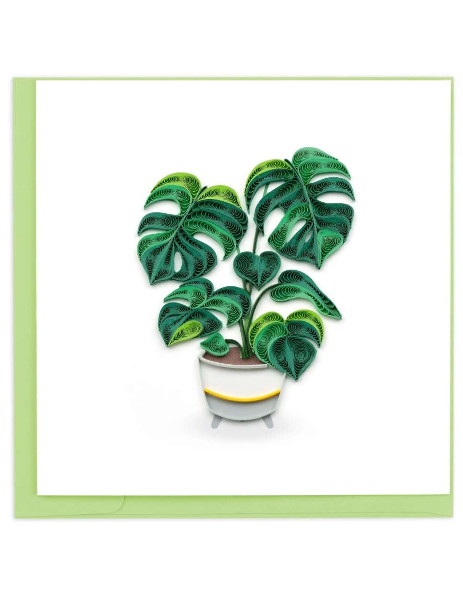 Vietnam Quilled Monstera Card, Vietnam