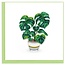 Vietnam Quilled Card - Monstera