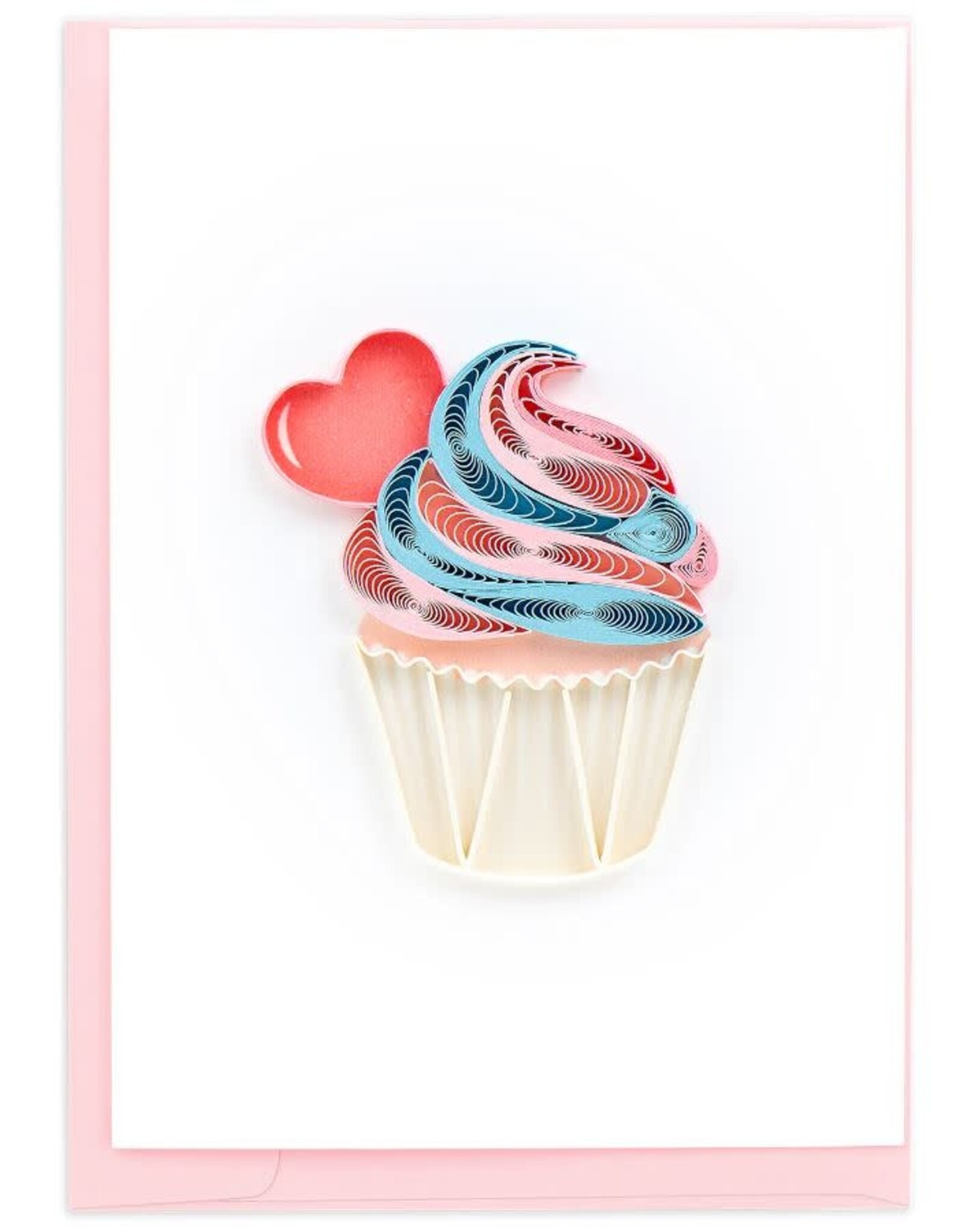 Vietnam Quilled Lovely Cupcake Mini Card, Vietnam