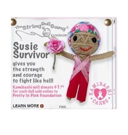 Thailand String Doll Keychain - Susie Survivor, Thailand