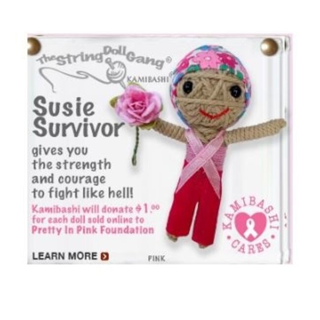 String Doll Keychain - Susie Survivor