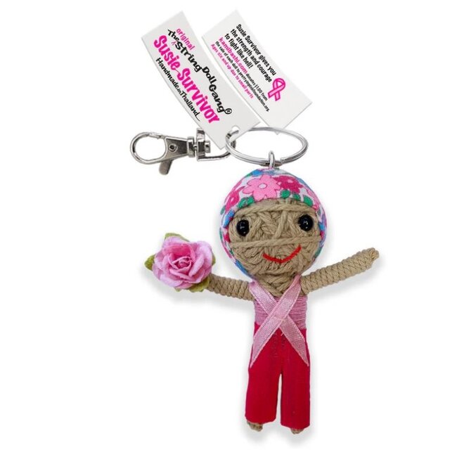 String Doll Keychain - Susie Survivor