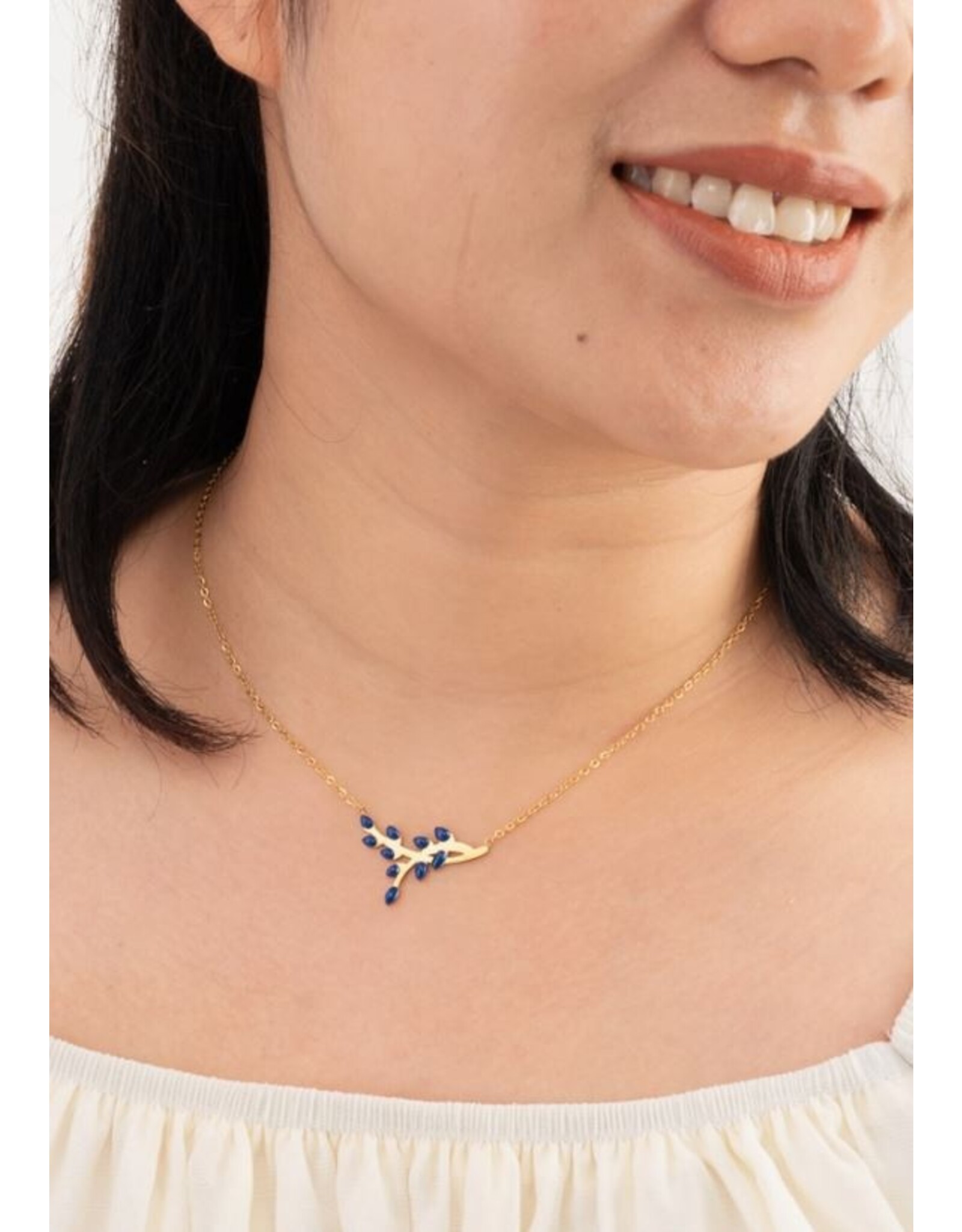 China Shared Hope Necklace - Blue, China