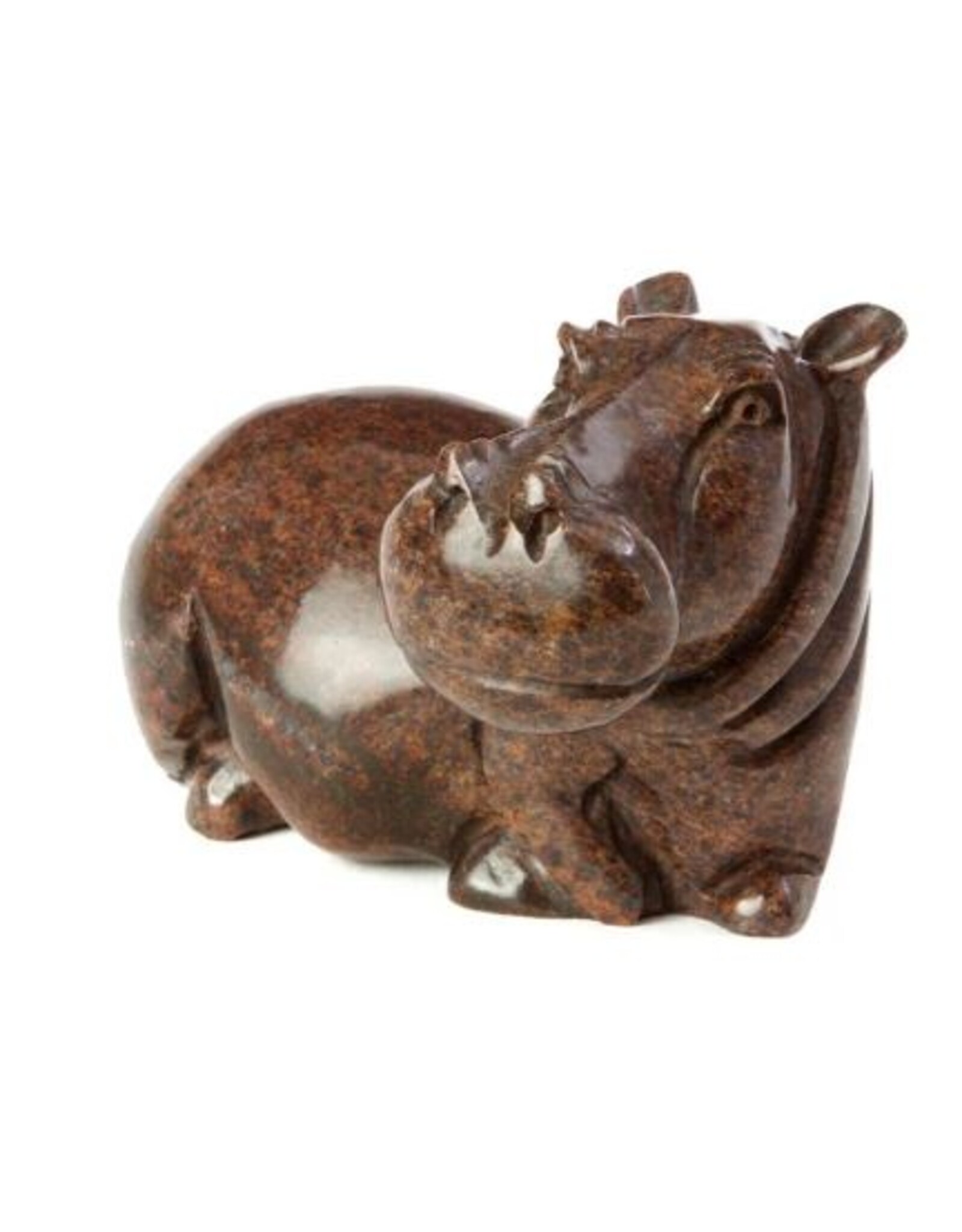 Zimbabwe Serpentine Hippo Sculpture, Zimbabwe