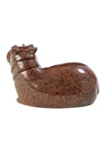 Zimbabwe Serpentine Hippo Sculpture, Zimbabwe