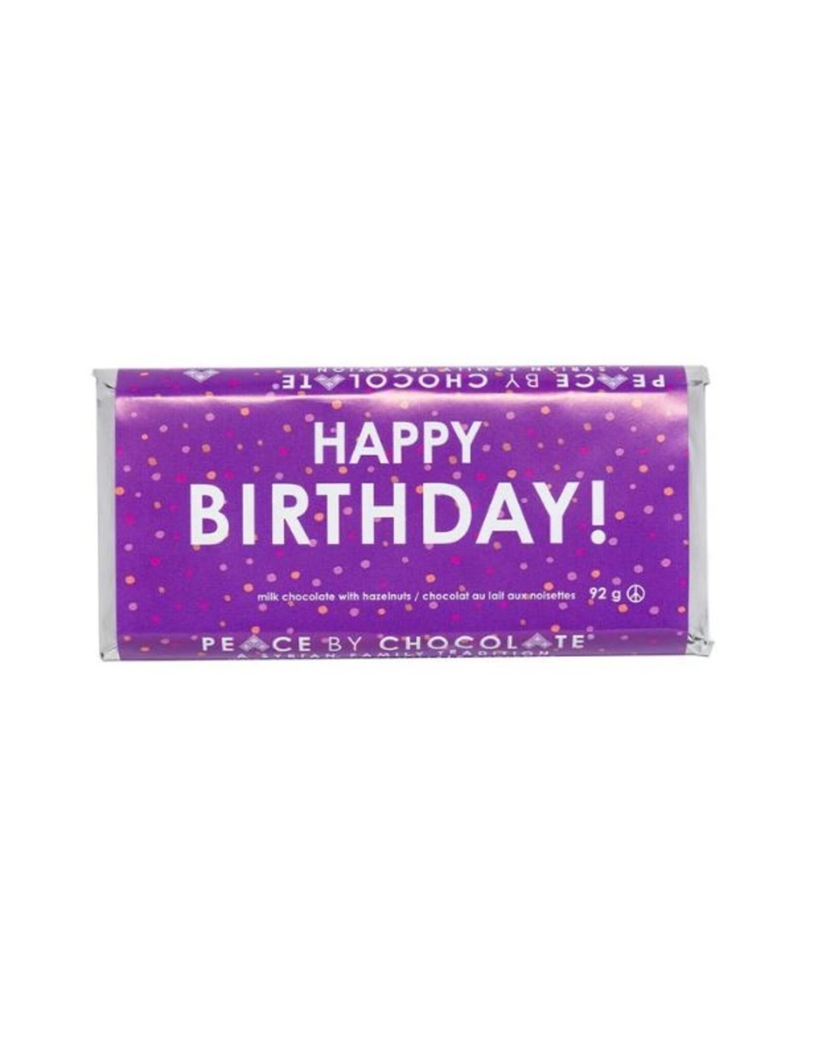Canada Peace By Chocolate - Happy Birthday Milk 92g