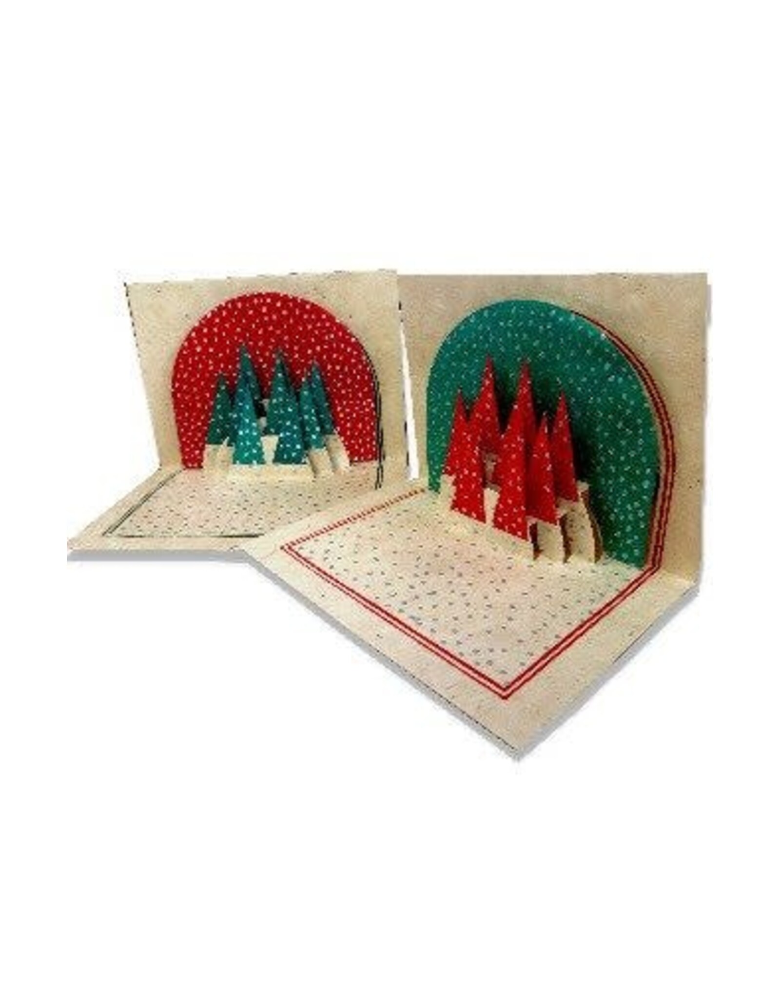 Nepal Pop Up Holiday Tree Card (set of 2), Nepal