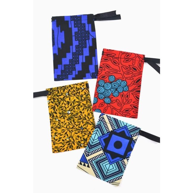 Chitenge Cloth Jewelry Pouch