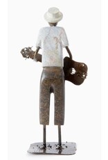Zimbabwe Shona Guitarist Sculpture, Zimbabwe