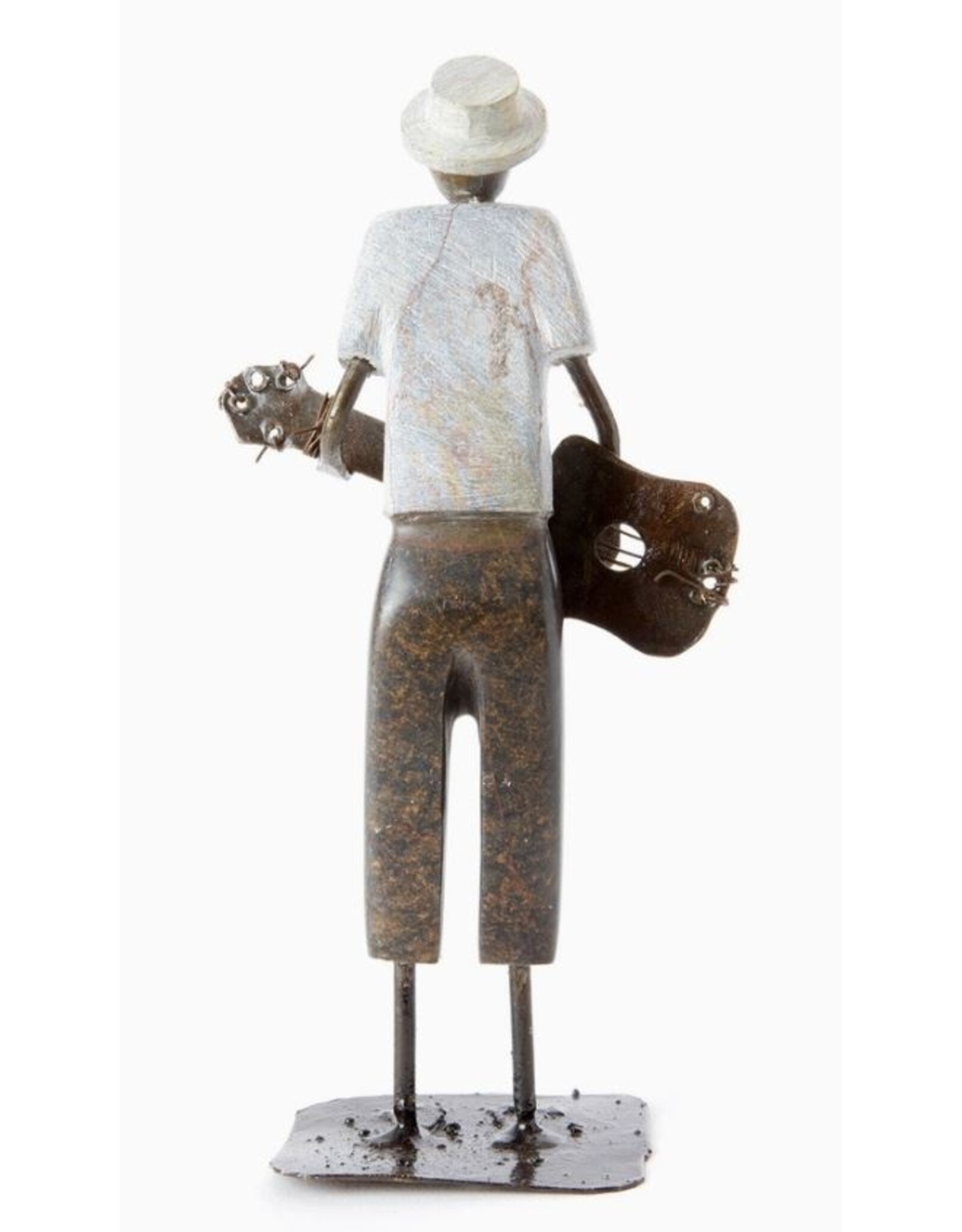 Zimbabwe Shona Guitarist Sculpture, Zimbabwe