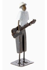 Zimbabwe Shona Guitarist Sculpture, Zimbabwe