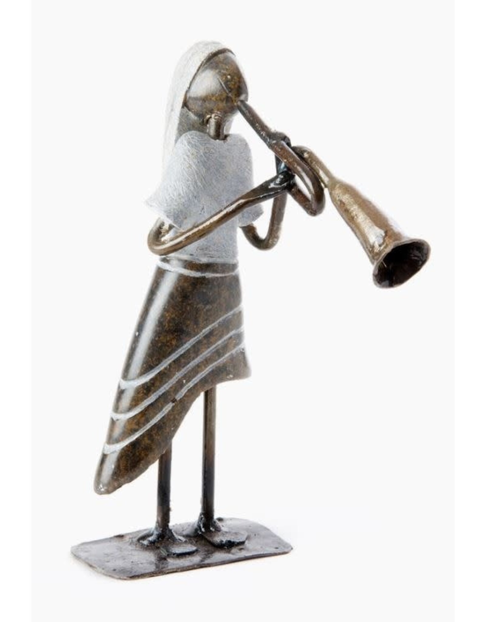 Zimbabwe Shona Skirted Horn Player, Zimbabwe