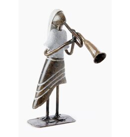 Zimbabwe Shona Skirted Horn Player, Zimbabwe