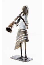 Zimbabwe Shona Skirted Horn Player, Zimbabwe