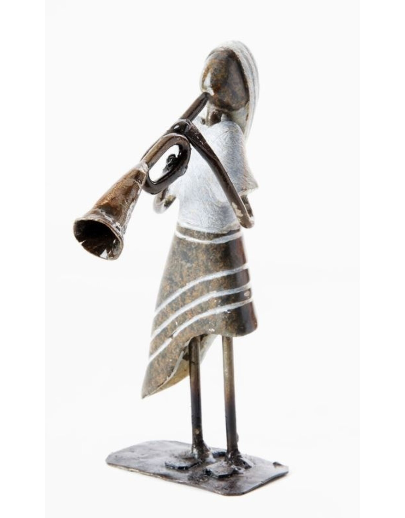 Zimbabwe Shona Skirted Horn Player, Zimbabwe