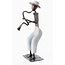 Zimbabwe Shona Horn Player Sculpture
