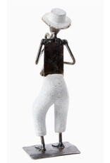 Zimbabwe Shona Horn Player Sculpture, Zimbabwe