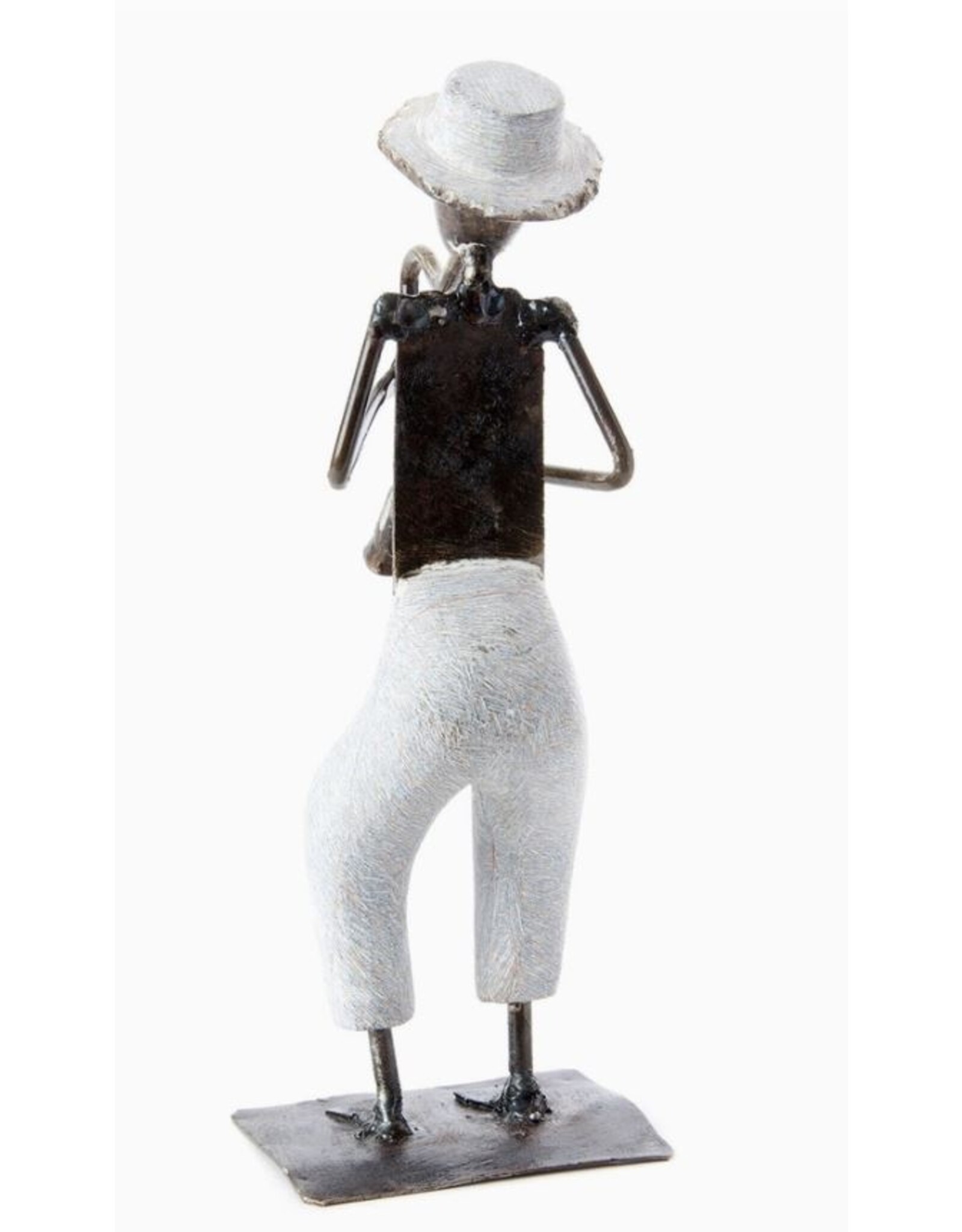 Zimbabwe Shona Horn Player Sculpture, Zimbabwe