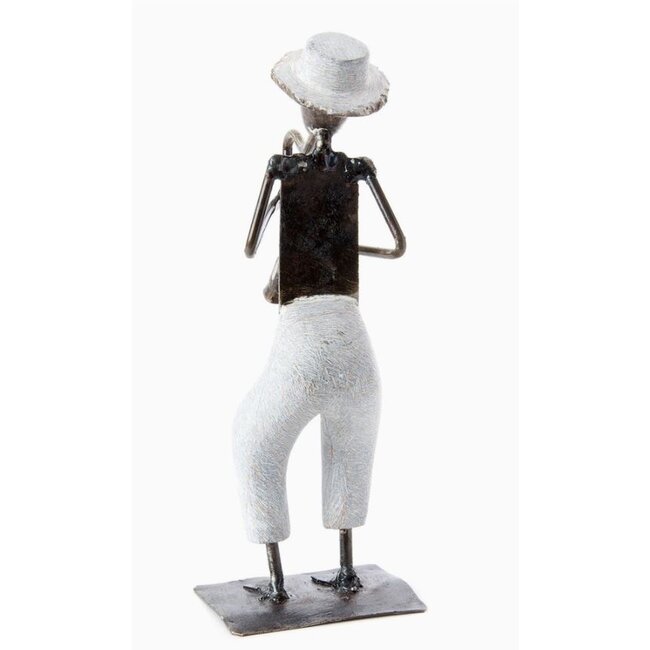 CLEARANCE Shona Horn Player Sculpture
