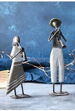 Zimbabwe Shona Horn Player Sculpture, Zimbabwe