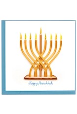Vietnam Quilled Menorah Hanukkah Card, Vietnam