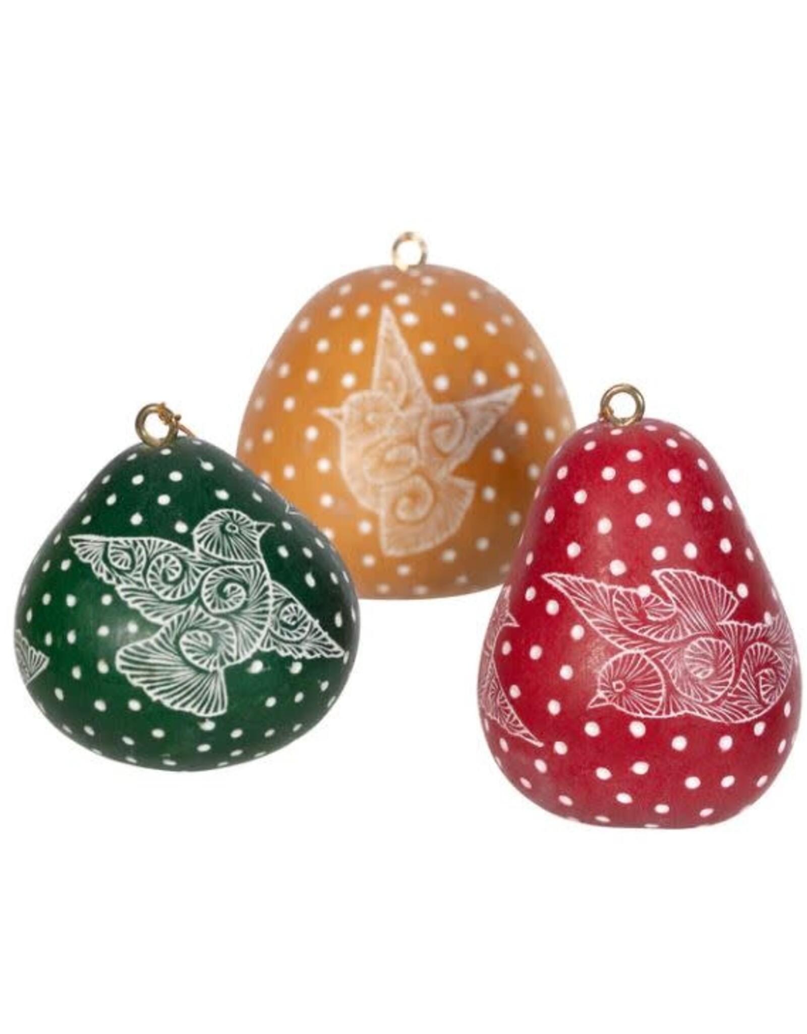 Peru Mini Gourd Dove Ornament, Peru