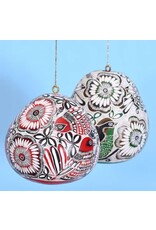 Peru Lace Birds Gourd Ornament, Peru