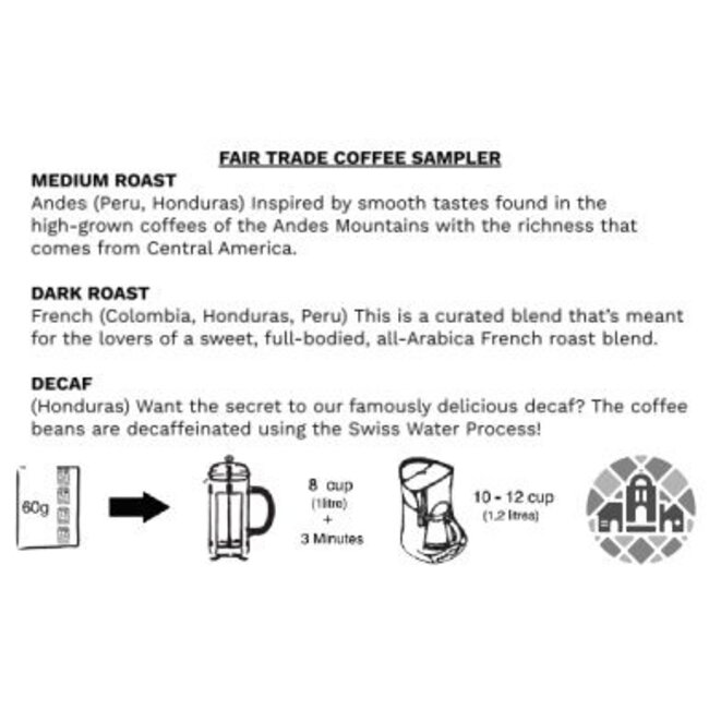 Level Ground Coffee Sampler (3per)