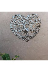 Haiti Heart Shaped Tree of Life Cut Metal, Haiti