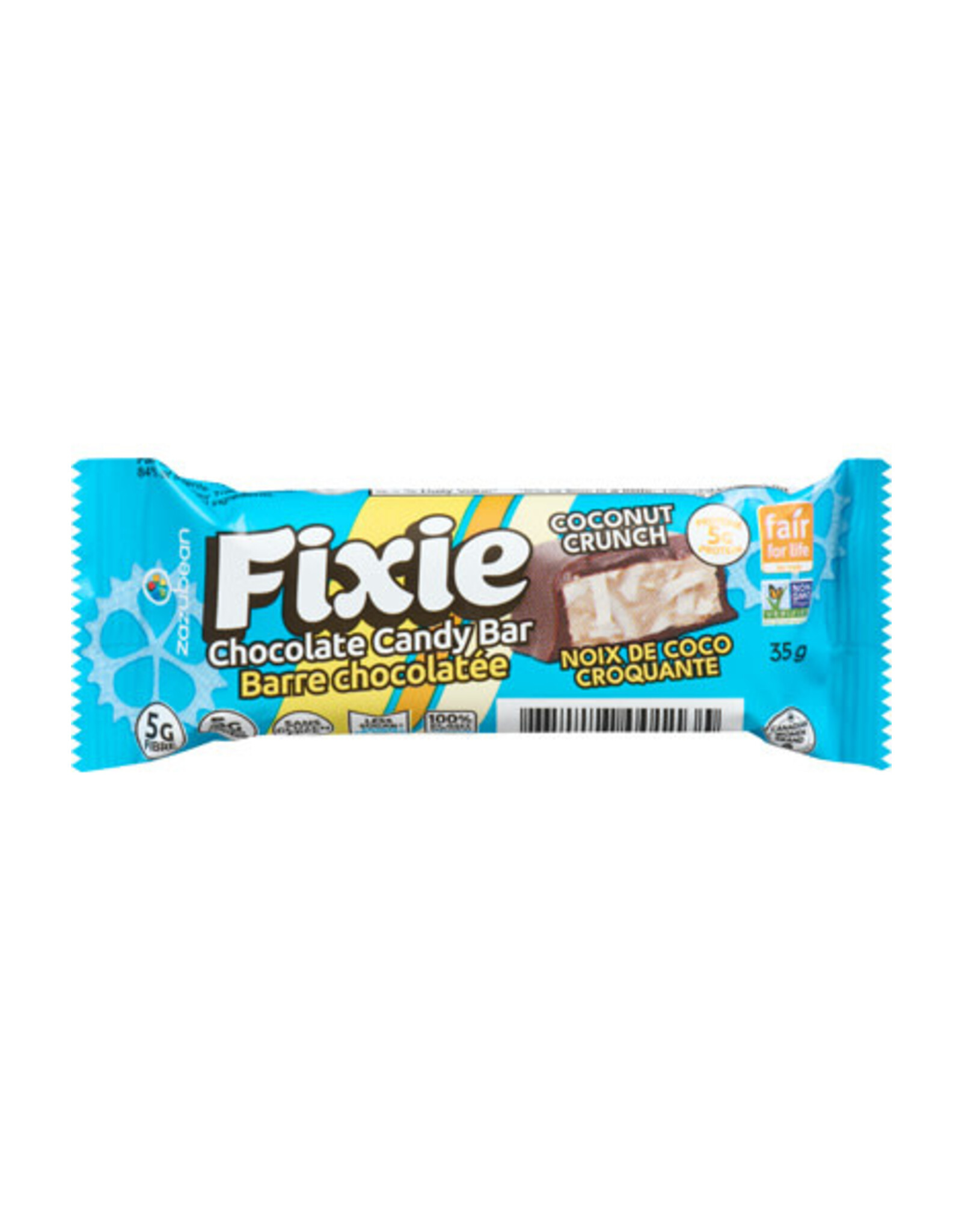 Zazubean - Fixie Chocolate Candy Bar Coconut 35g