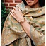 CLEARANCE Desert Sand Paisley Wool Scarf
