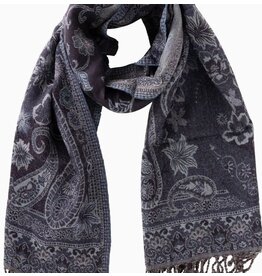 India Midnight Garden Shawl, India