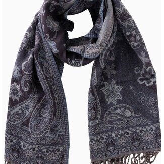 India Midnight Garden Shawl