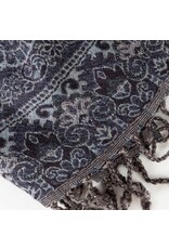 India Midnight Garden Shawl, India