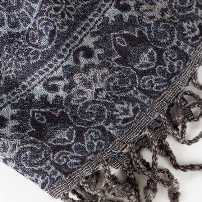 Midnight Garden Shawl