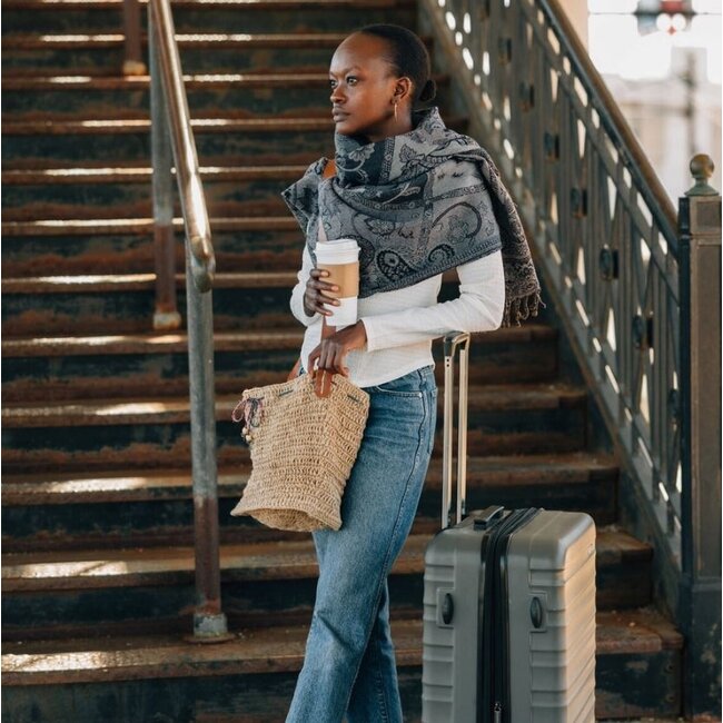 Midnight Garden Shawl