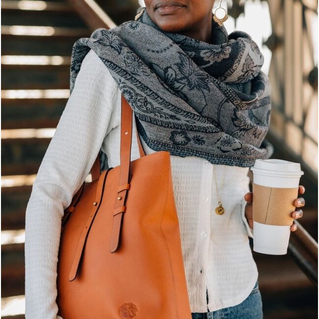 Midnight Garden Shawl