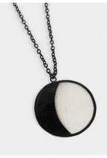 Philippines Waxing Moon Capiz Necklace, Philippines