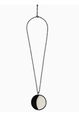 Philippines Waxing Moon Capiz Necklace, Philippines