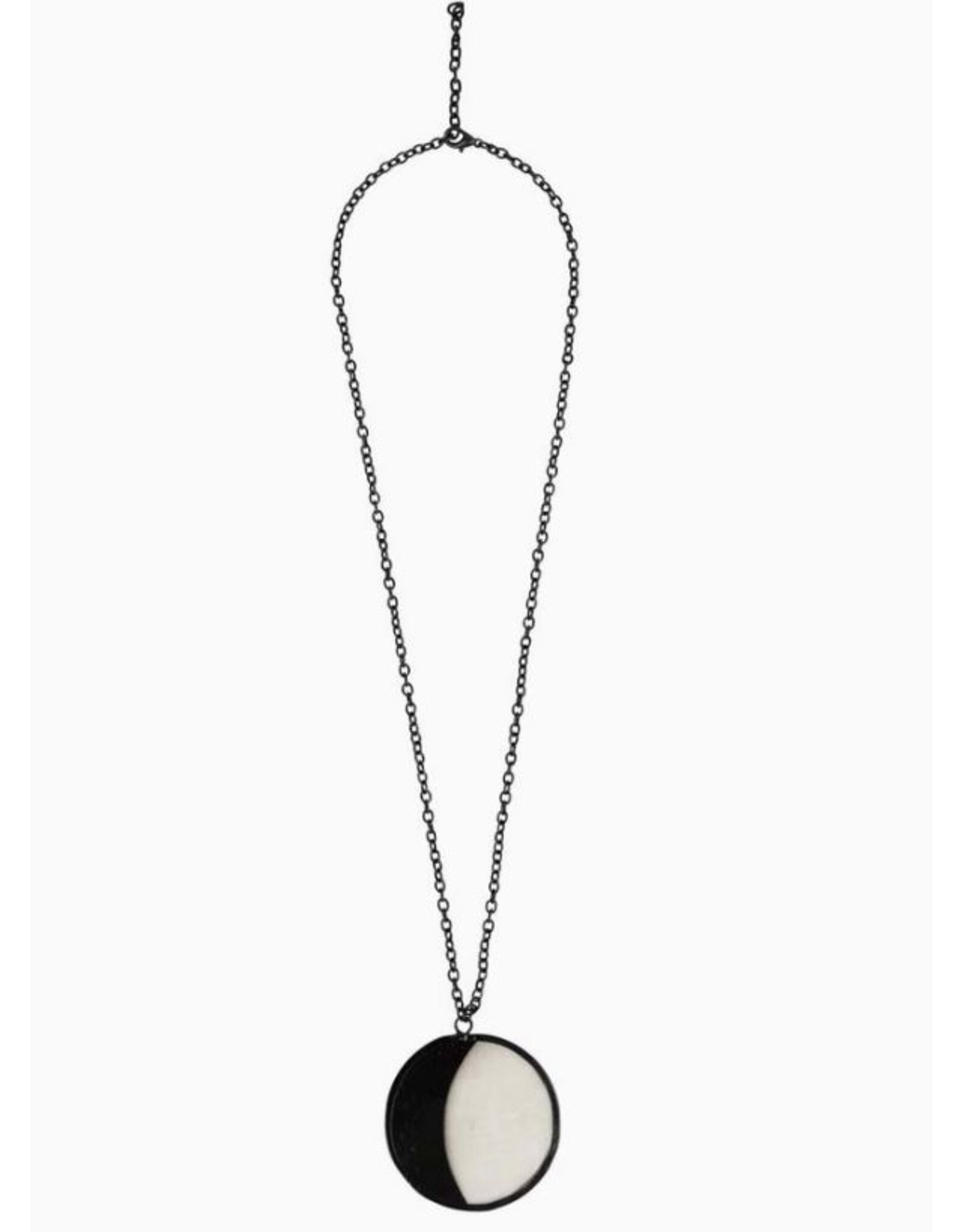 Philippines Waxing Moon Capiz Necklace, Philippines