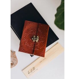 India Endless Knot Leather Journal, India