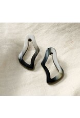 Vietnam Hai Reclaimed Horn Post Earrings, Vietnam