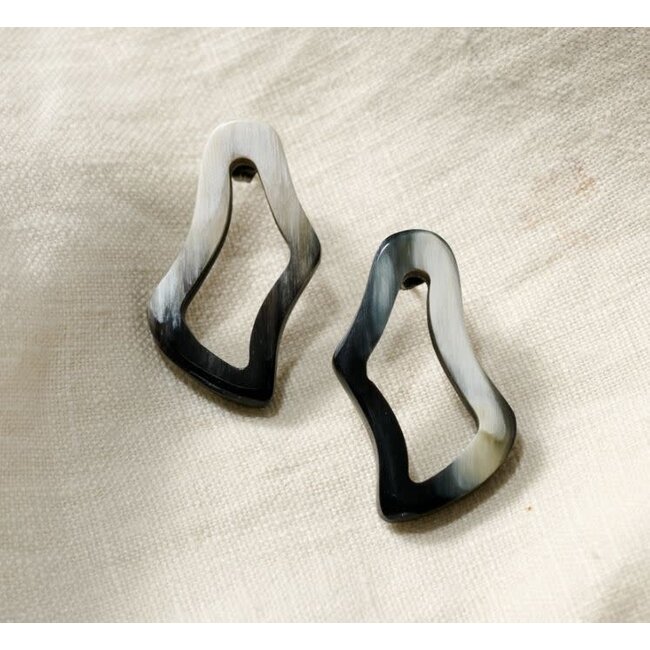 Hai Reclaimed Horn Post Earrings