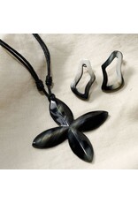 Vietnam Hai Reclaimed Horn Post Earrings, Vietnam