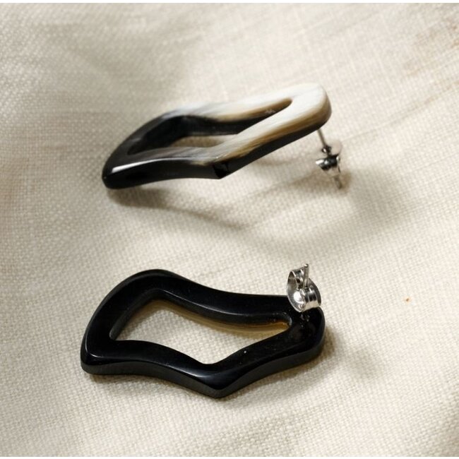 Hai Reclaimed Horn Post Earrings