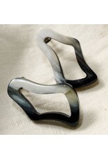 Vietnam Hai Reclaimed Horn Post Earrings, Vietnam